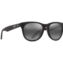 Lunettes Femme|Lunettes Polarisées<Maui Jim Lunettes de soleil Koaniani Asian Fit Matte Black Neutral Grey Mineral Superthin