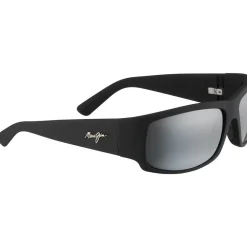 Lunettes Polarisées<Maui Jim Lunettes de soleil World Cup Noir Mat Caoutchouc Gris Neutre Mineral ST Bidégradé