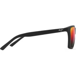 Lunettes Femme|Lunettes Polarisées<Maui Jim Lunettes de soleil Cruzem Black Matte Hawaii Lava ST