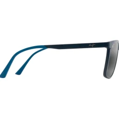 Lunettes Polarisées<Maui Jim Lunettes de soleil Makamae Bleu Mat Neutral Grey Minéral Superthin