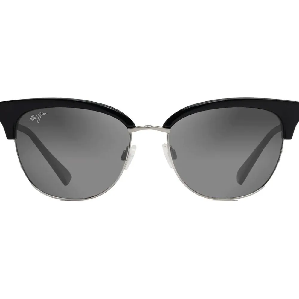 Lunettes Femme|Lunettes Polarisées<Maui Jim Lunettes de soleil Lokelani Noir Argent Gris Neutre MauiBrilliant