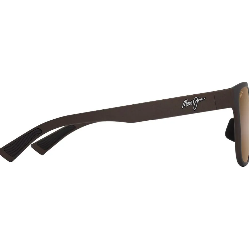 Lunettes Femme|Lunettes Polarisées<Maui Jim Lunettes de soleil Paulele Asian Fit Brun Mat Bronze HCL Minéral Superthin