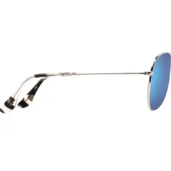 New Lunettes de soleil Mavericks Silver Bleu Hawaï MauiPure Femme Lunettes Polarisées|Lunettes Femme