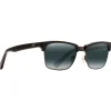 Lunettes Polarisées|Lunettes Femme<Maui Jim Lunettes de soleil Kawika Brillant Noir Gris Neutre MauiPure