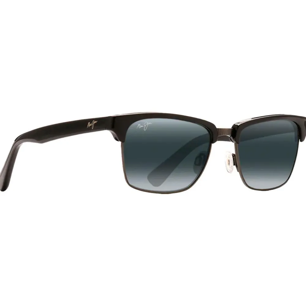 Lunettes Polarisées|Lunettes Femme<Maui Jim Lunettes de soleil Kawika Brillant Noir Gris Neutre MauiPure