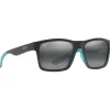 Lunettes de soleil The Flats Noir Bleu Sarcelle Neutral Grey Mineral Superthin Femme Lunettes Femme|Lunettes Polarisées