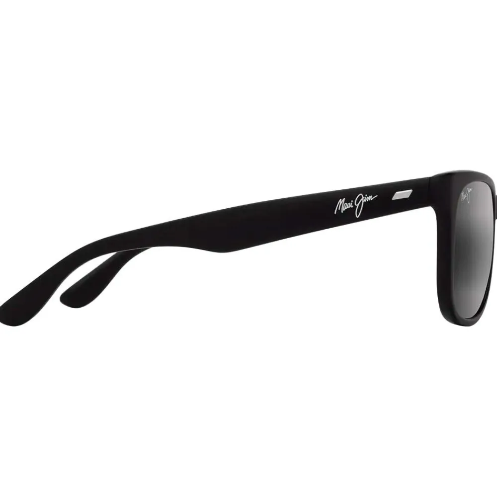 Lunettes Femme|Lunettes Polarisées<Maui Jim Lunettes de soleil Kikonia XL Matte Black Neutral Grey Mineral Superthin
