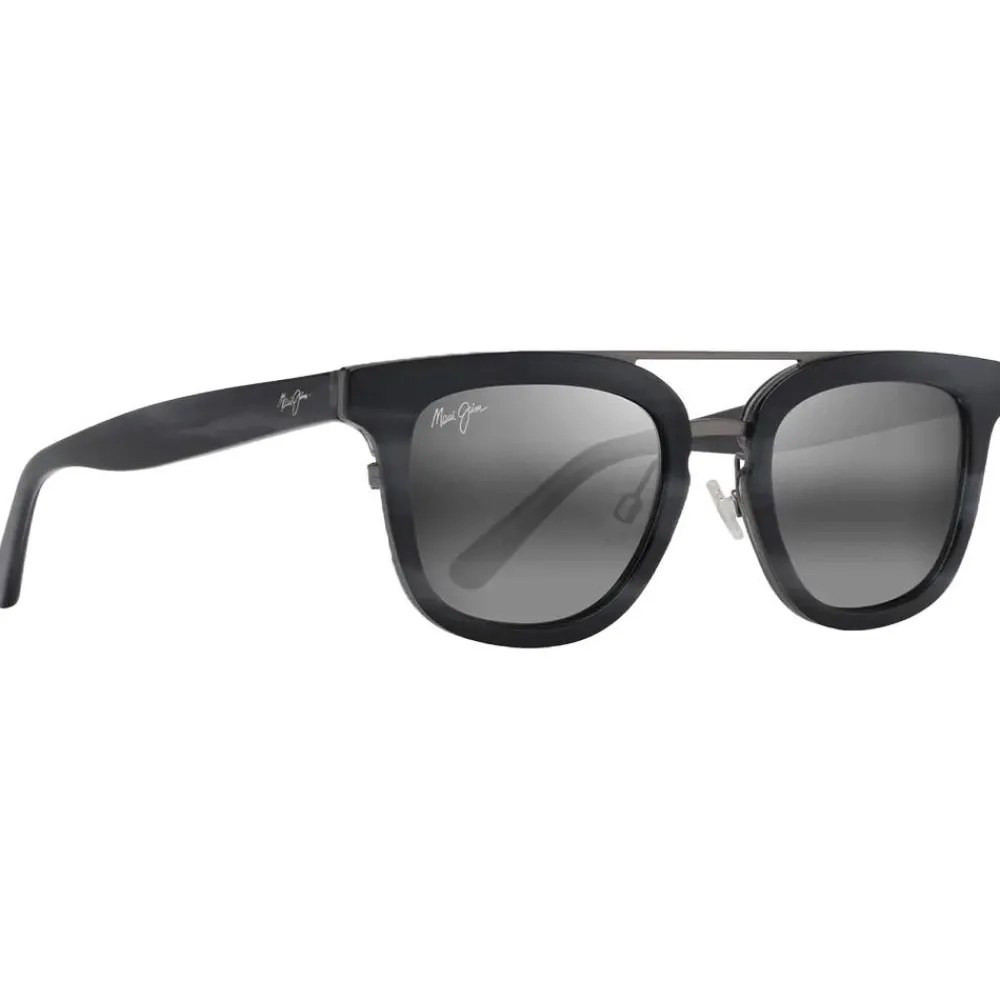 Lunettes Femme|Lunettes Polarisées<Maui Jim Lunettes de soleil Relaxation Mode Ecaille Gris Gris Neutre Mineral Superthin