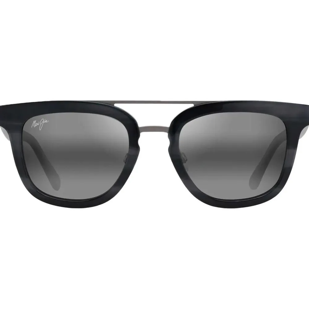 Lunettes Femme|Lunettes Polarisées<Maui Jim Lunettes de soleil Relaxation Mode Ecaille Gris Gris Neutre Mineral Superthin