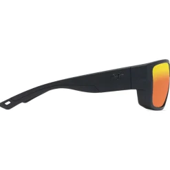 Lunettes Femme|Lunettes Polarisées<Maui Jim Lunettes de soleil Amberjack Matte Black Hawaii Lava MauiBrilliant