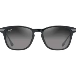 Clearance Lunettes de soleil Mana'olana Noir Brillant Gris Acier Neutral Grey MauiBrilliant Femme Lunettes Femme|Lunettes Polarisées