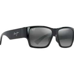 Clearance Lunettes de soleil Ka'olu Noir Brillant Neutral Grey Minéral Superthin Femme Lunettes Femme|Lunettes Polarisées