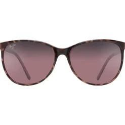 Lunettes Femme|Lunettes Polarisées<Maui Jim Lunettes de soleil Ocean Ecaille Framboise Maui Rose Minéral SuperThin