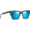 Hot Lunettes de soleil Kini Kini Bleu Acier Crystal Bleu Hawaï Minéral SuperThin Femme Lunettes Femme|Lunettes Polarisées