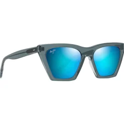 Hot Lunettes de soleil Kini Kini Bleu Acier Crystal Bleu Hawaï Minéral SuperThin Femme Lunettes Femme|Lunettes Polarisées