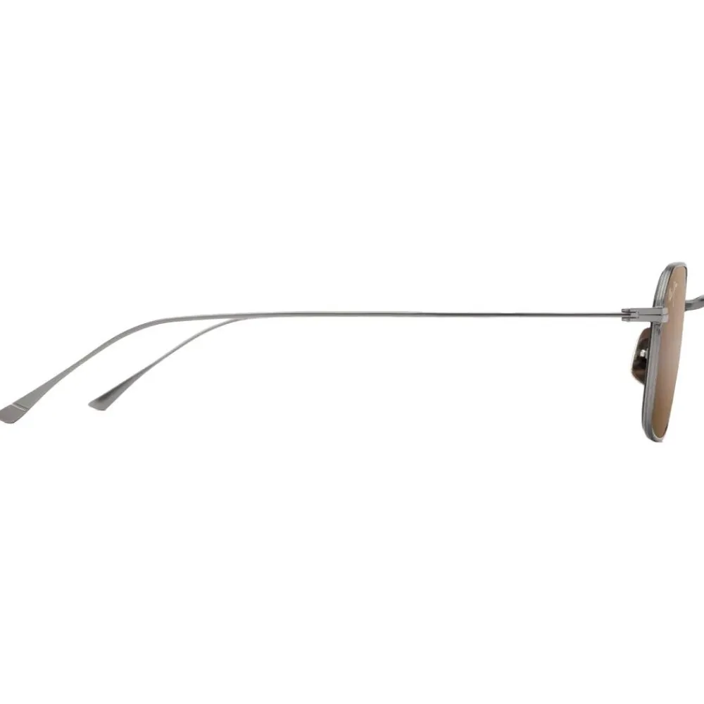 Clearance Lunettes de soleil Mekala Matte Dark Ruthenium Hcl Bronze MauiBrilliant Femme Lunettes Femme|Lunettes Polarisées