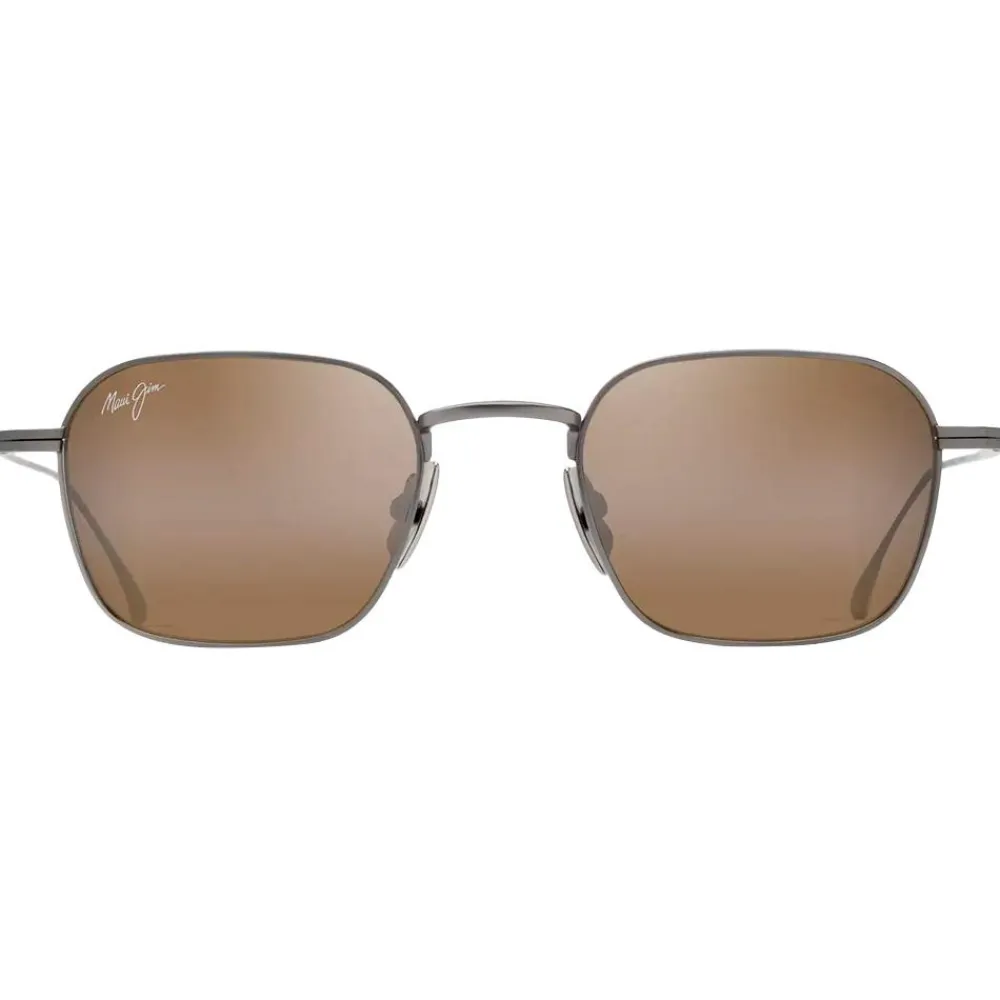 Clearance Lunettes de soleil Mekala Matte Dark Ruthenium Hcl Bronze MauiBrilliant Femme Lunettes Femme|Lunettes Polarisées