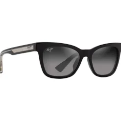 Sale Lunettes de soleil Hiwahiwa Shiny Black Trans Light Grey Neural Grey Mineral Superthin Femme Lunettes Femme|Lunettes Polarisées