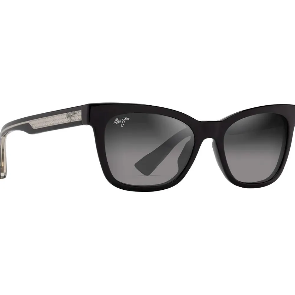 Sale Lunettes de soleil Hiwahiwa Shiny Black Trans Light Grey Neural Grey Mineral Superthin Femme Lunettes Femme|Lunettes Polarisées
