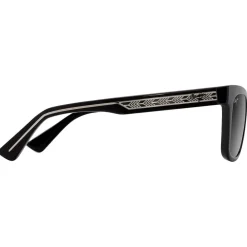 Sale Lunettes de soleil Hiwahiwa Shiny Black Trans Light Grey Neural Grey Mineral Superthin Femme Lunettes Femme|Lunettes Polarisées