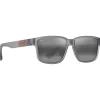 Hot Lunettes de soleil Kuniahi Asian Fit Matte Transparent Grey Neutral Grey MauiPure Femme Lunettes Polarisées|Lunettes Femme