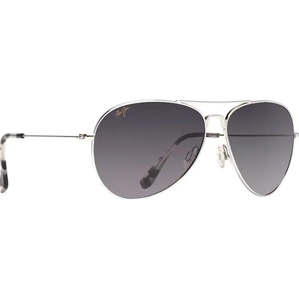 Lunettes Femme|Lunettes Polarisées<Maui Jim Lunettes de soleil Mavericks Argent Gris Neutre MauiPure