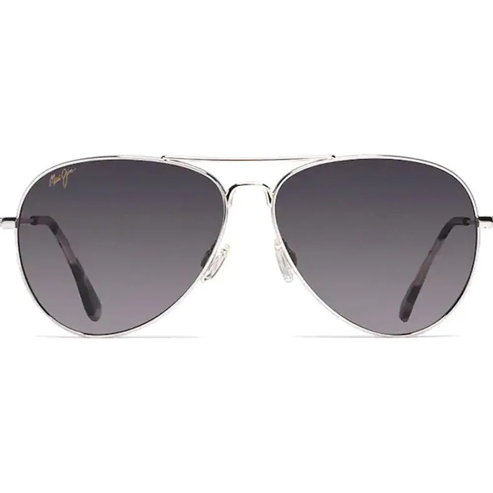 Lunettes Femme|Lunettes Polarisées<Maui Jim Lunettes de soleil Mavericks Argent Gris Neutre MauiPure