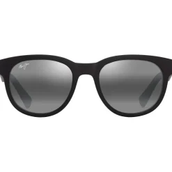 Outlet Lunettes de soleil Maoli Noir Mat Gris Neutre MauiPure Femme Lunettes Polarisées|Lunettes Femme