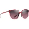 Lunettes Femme|Lunettes Polarisées<Maui Jim Lunettes de soleil Good Fun Framboise Fondu Maui Rose Mineral Superthin