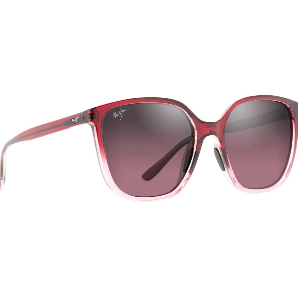 Lunettes Femme|Lunettes Polarisées<Maui Jim Lunettes de soleil Good Fun Framboise Fondu Maui Rose Mineral Superthin