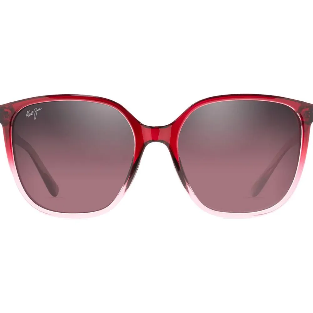 Lunettes Femme|Lunettes Polarisées<Maui Jim Lunettes de soleil Good Fun Framboise Fondu Maui Rose Mineral Superthin