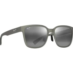 Outlet Lunettes de soleil Paulele Asian Fit Gris vert mat Gris Neutre Minéral Superthin Femme Lunettes Femme|Lunettes Polarisées
