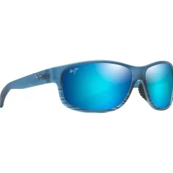 Clearance Lunettes de soleil Kaiwi Channel Bleu Noir Bleu Hawaï Minéral SuperThin Femme Lunettes Polarisées|Lunettes Femme