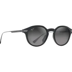Lunettes Femme|Lunettes Polarisées<Maui Jim Lunettes de soleil Momi Noir Brillant Neutral Grey MauiBrilliant