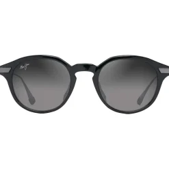 Lunettes Femme|Lunettes Polarisées<Maui Jim Lunettes de soleil Momi Noir Brillant Neutral Grey MauiBrilliant
