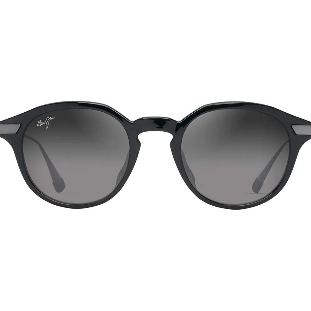 Lunettes Femme|Lunettes Polarisées<Maui Jim Lunettes de soleil Momi Noir Brillant Neutral Grey MauiBrilliant
