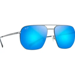 Lunettes Femme|Lunettes Polarisées<Maui Jim Lunettes de soleil Shark's Cove Gris Colombe Blue Hawaii MauiBrilliant