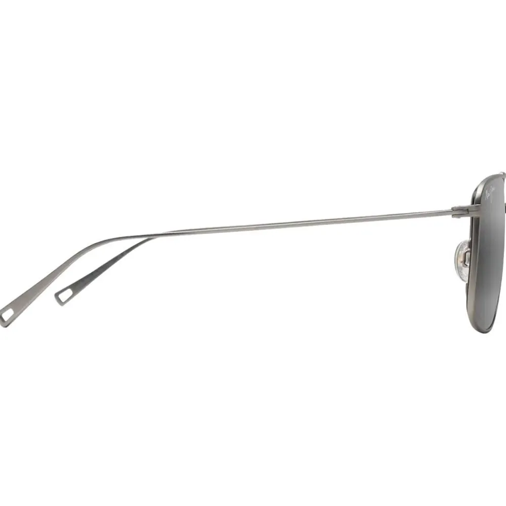 Lunettes Femme|Lunettes Polarisées<Maui Jim Lunettes de soleil Aeko Matte Titanium Gris Neutre MauiPure