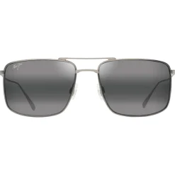 Lunettes Femme|Lunettes Polarisées<Maui Jim Lunettes de soleil Aeko Matte Titanium Gris Neutre MauiPure
