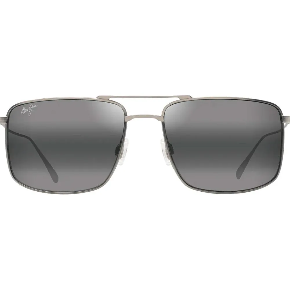 Lunettes Femme|Lunettes Polarisées<Maui Jim Lunettes de soleil Aeko Matte Titanium Gris Neutre MauiPure