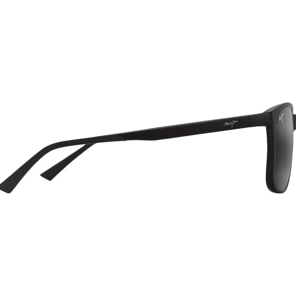 Lunettes Polarisées|Lunettes Femme<Maui Jim Lunettes de soleil Hulili Noir Mat Gris Neutre Minéral SuperThin