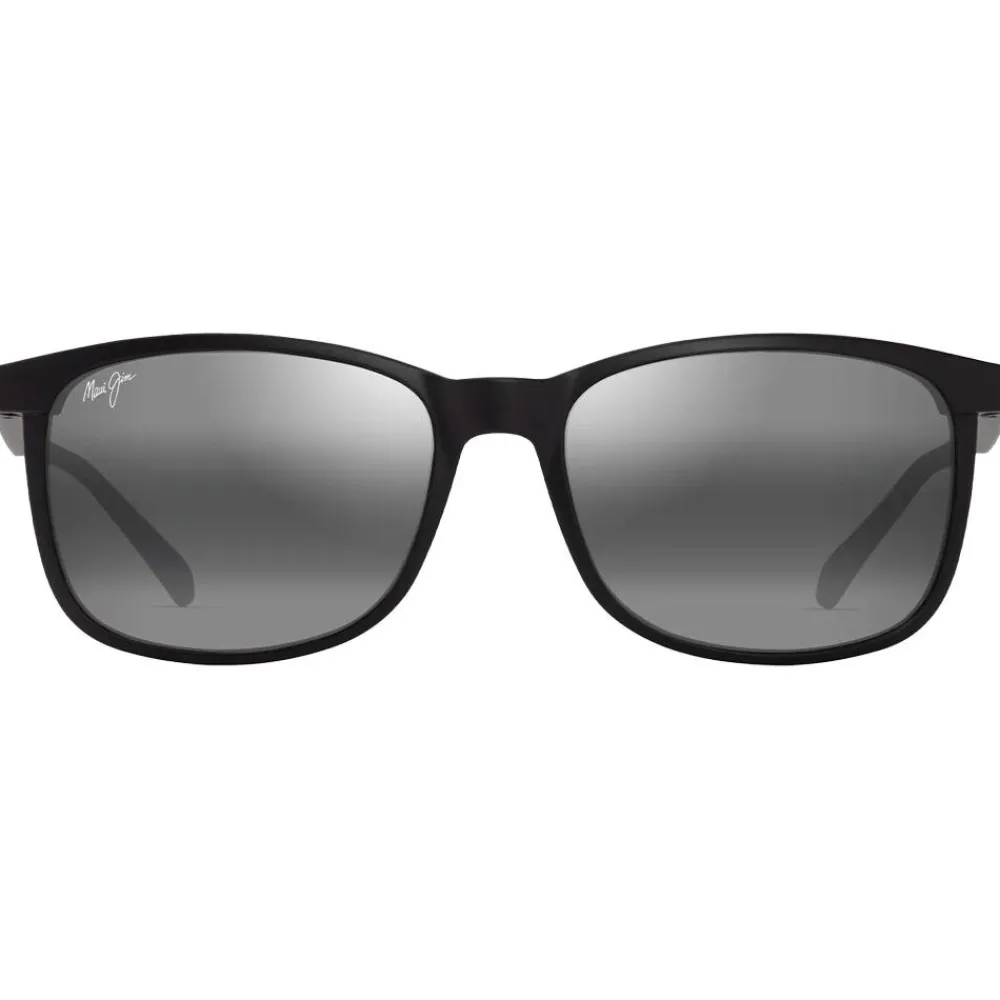 Lunettes Polarisées|Lunettes Femme<Maui Jim Lunettes de soleil Hulili Noir Mat Gris Neutre Minéral SuperThin