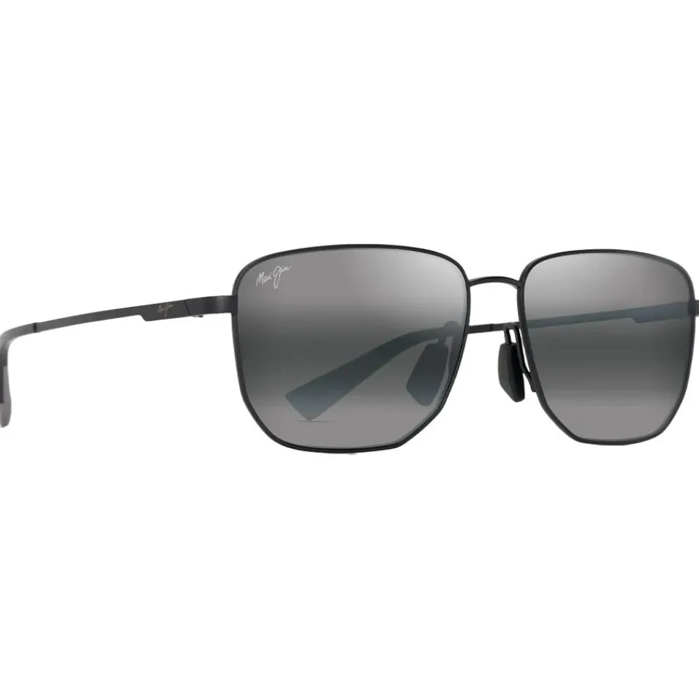 Lunettes Femme|Lunettes Polarisées<Maui Jim Lunettes de soleil Lamalama Asian Fit Noir Mat Gris Neutral Grey MauiPure