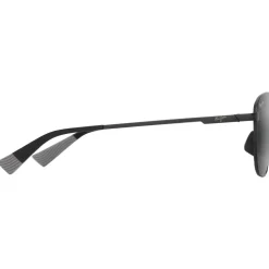 Lunettes Femme|Lunettes Polarisées<Maui Jim Lunettes de soleil Lamalama Asian Fit Noir Mat Gris Neutral Grey MauiPure