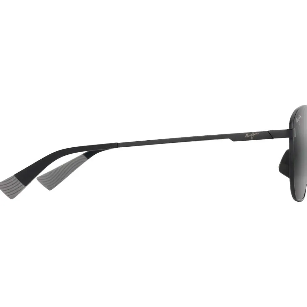 Lunettes Femme|Lunettes Polarisées<Maui Jim Lunettes de soleil Lamalama Asian Fit Noir Mat Gris Neutral Grey MauiPure