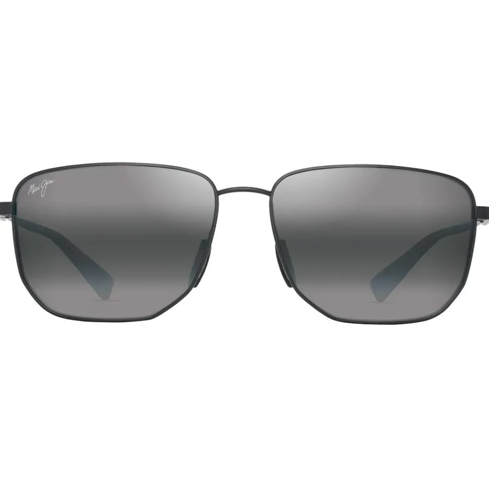 Lunettes Femme|Lunettes Polarisées<Maui Jim Lunettes de soleil Lamalama Asian Fit Noir Mat Gris Neutral Grey MauiPure