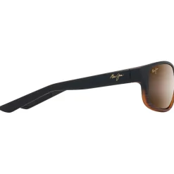 Lunettes Polarisées|Lunettes Femme<Maui Jim Lunettes de soleil Kaiwi Channel Stripe Dark Brown Bronze Hcl Mineral Superthin