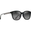 Online Lunettes de soleil Ku'ikahi Asian Fit Noir Brilant Gris Clair Transparent Neutral Grey Minéral Superthin Femme Lunettes Femme|Lunettes Polarisées