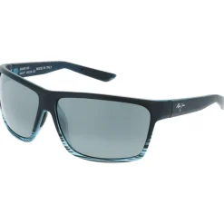 Clearance Lunettes de soleil Alenuihaha Grey Black Stripe Gris Neutre Mineral Superthin Femme Lunettes Femme|Lunettes Polarisées