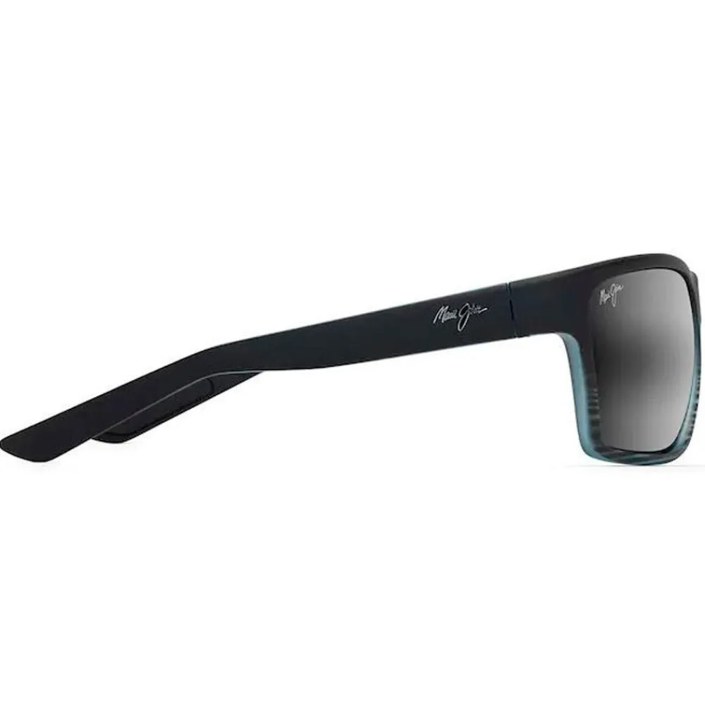 Clearance Lunettes de soleil Alenuihaha Grey Black Stripe Gris Neutre Mineral Superthin Femme Lunettes Femme|Lunettes Polarisées